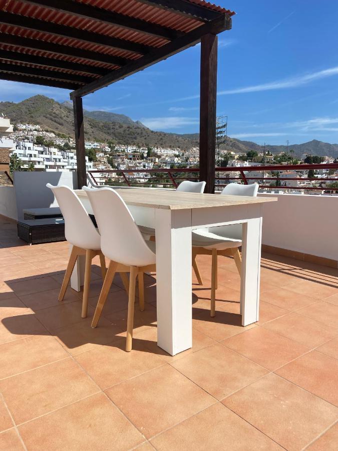 Ferienwohnung Panoramic Penthouse Nerja Exterior foto