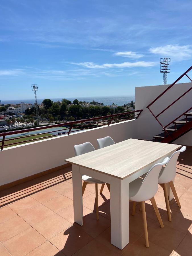 Ferienwohnung Panoramic Penthouse Nerja Exterior foto