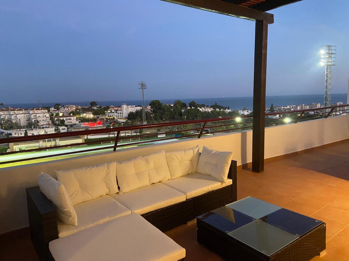 Ferienwohnung Panoramic Penthouse Nerja Exterior foto