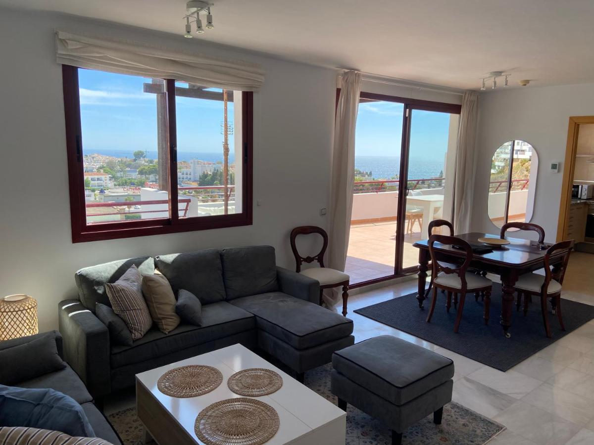 Ferienwohnung Panoramic Penthouse Nerja Exterior foto