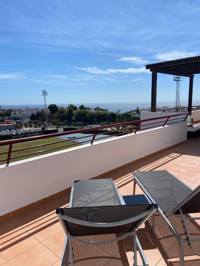 Ferienwohnung Panoramic Penthouse Nerja Exterior foto