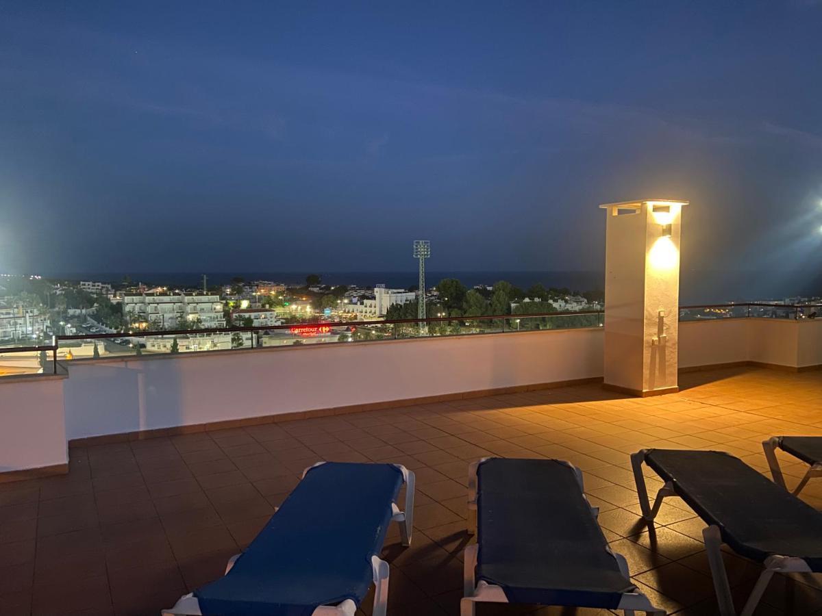 Ferienwohnung Panoramic Penthouse Nerja Exterior foto
