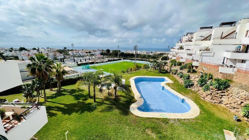 Ferienwohnung Panoramic Penthouse Nerja Exterior foto